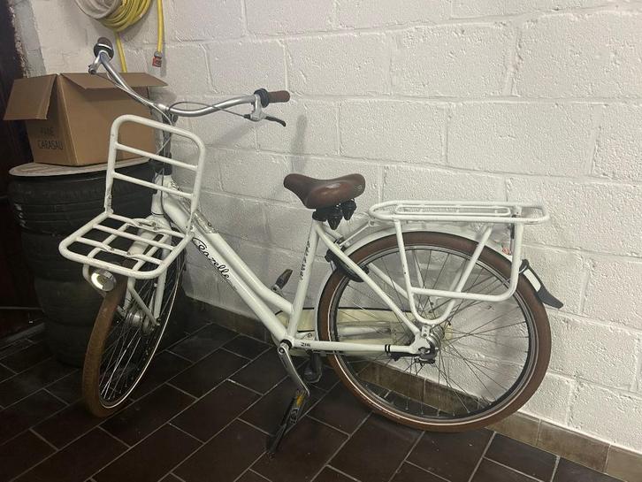 Witte gazelle fiets, Fietsen en Brommers, Fietsen | Dames | Damesfietsen, Gebruikt, Gazelle, 47 tot 50 cm, Ophalen