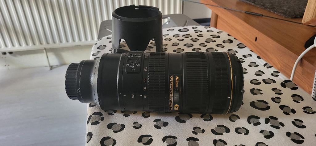 Nikon 70-200mm f/2.8G II ED VR – professionele telelens, Audio, Tv en Foto, Ophalen, Gebruikt, Telelens