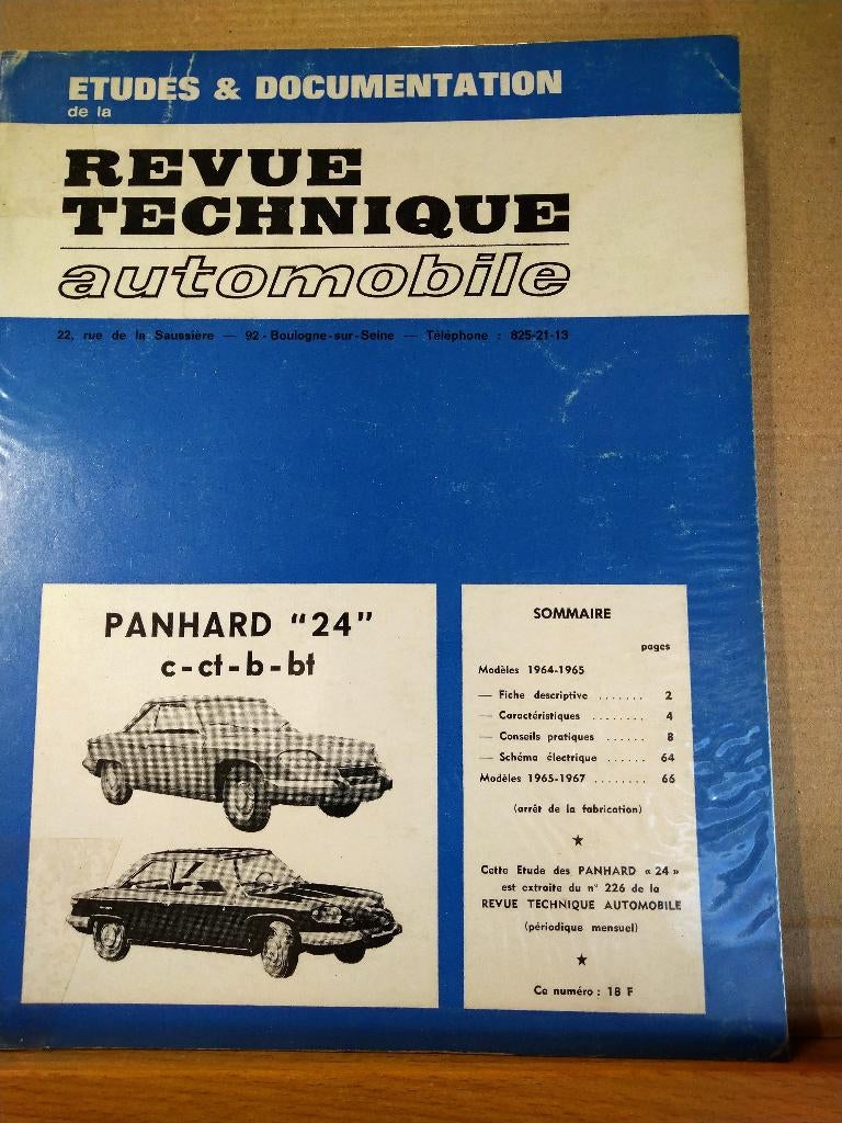 RTA Panhard 24, Ophalen of Verzenden