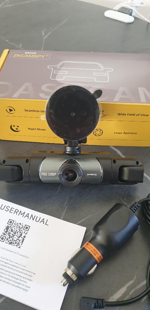 Dashcam 3 camera's, Auto diversen, Dashcams, Ophalen, Nieuw