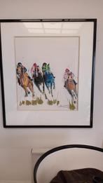 Schilderij paarden, Antiek en Kunst, Kunst | Litho's en Zeefdrukken, Ophalen