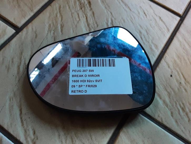 SPIEGEL RECHTS Peugeot 207 SW (WE / WU) (01-2007/12-2013), Auto-onderdelen, Spiegels, Peugeot, Gebruikt