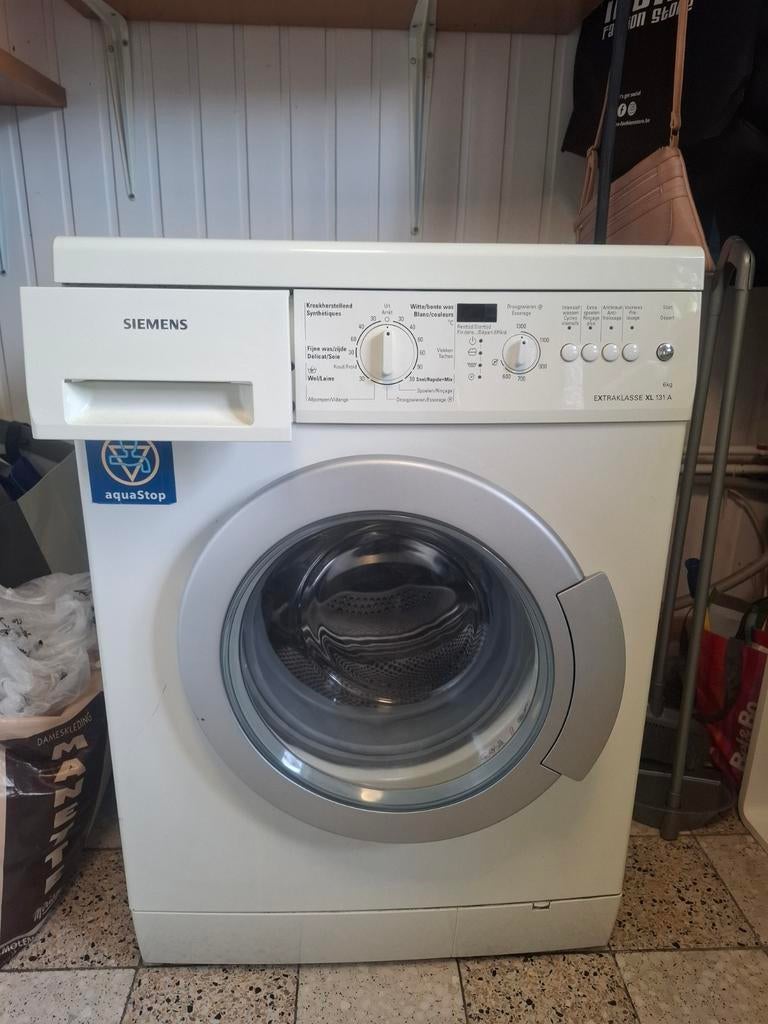 Wasmachine Siemens, Ophalen