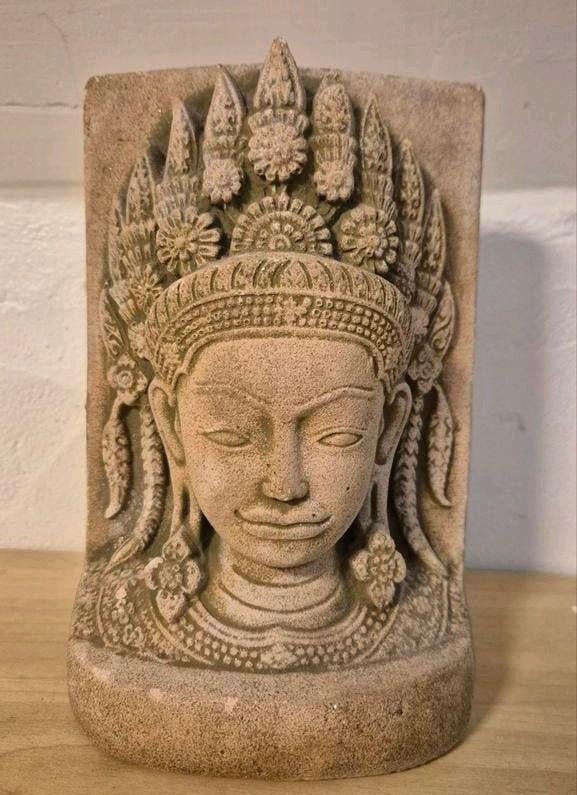 Stenen buste van de godheid, Huis en Inrichting, Woonaccessoires | Boeddhabeelden