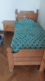 Eiken bedden , eenpersoons, 2 stuks, Ophalen, Eenpersoons