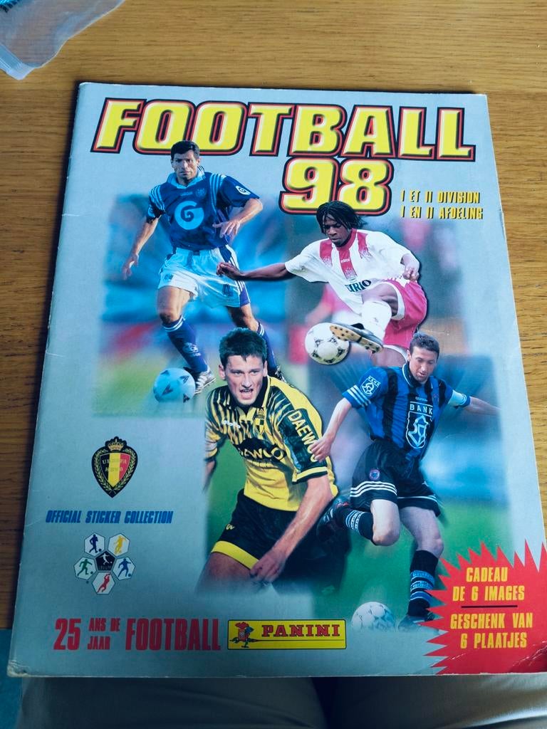 Panini album Football 98, Ophalen of Verzenden