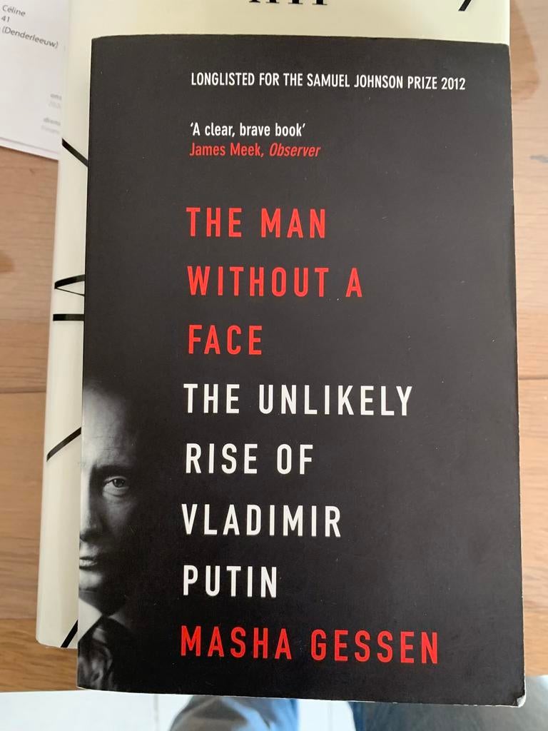 Masha Gessen - The Man Without A Face, Ophalen of Verzenden, Masha Gessen