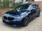 BMW 530 M-Pakket-Panodak-Cockpit Pro-Alcantara-Cam-19", Auto's, Automaat, 4 cilinders, Blauw, Leder