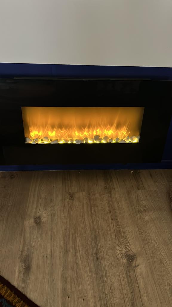 Chauffage electrique effet feu, Maison & Meubles, Enlèvement, Comme neuf