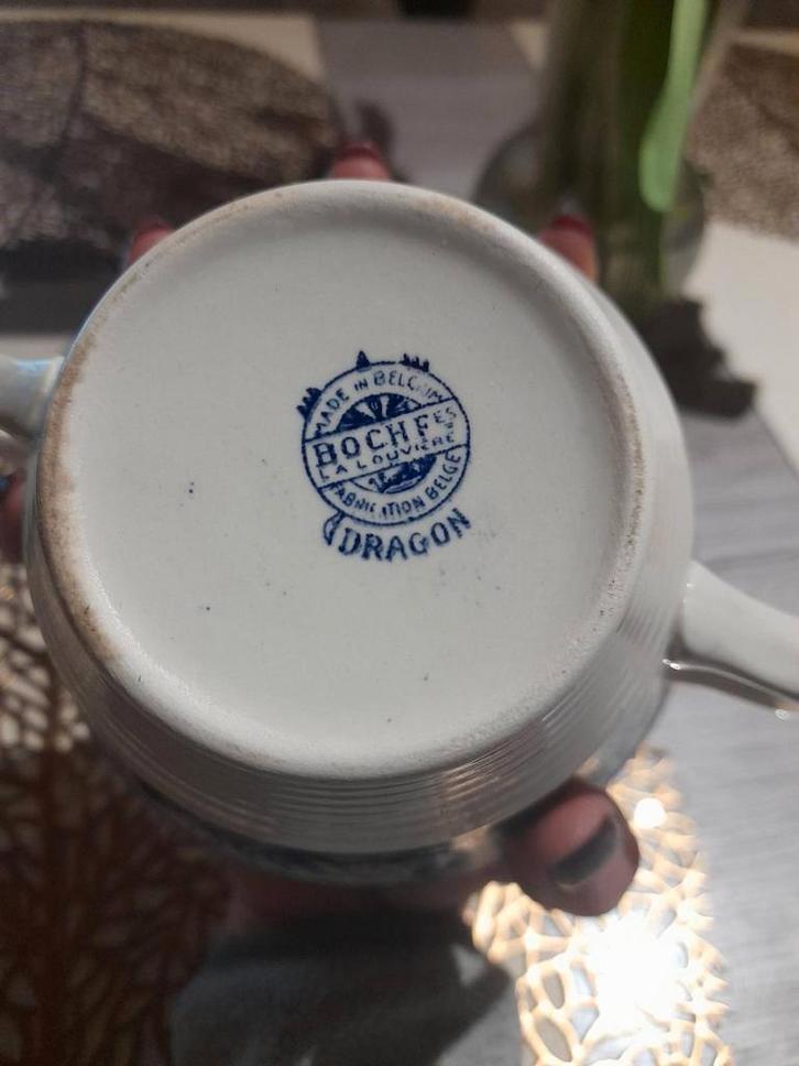 Lot de vaisselle Boch Frères La Louvière – décor Dragon, Verzamelen, Porselein, Kristal en Bestek, Ophalen of Verzenden