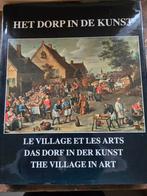 het dorp in de Kunst Bert Peleman vier talig, Peinture et dessin, Enlèvement ou Envoi, Comme neuf, Bert Peleman