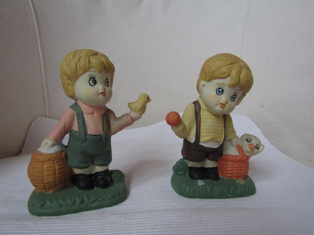 Merveilleux gamins en porcelaine allemande, Enlèvement ou Envoi