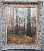 Huile sur toile sous bois signe pierre paulus, Antiquités & Art, Enlèvement