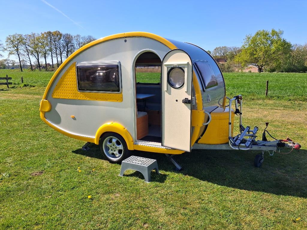 Originele T@B Yellow 320 '05 Opblaasbare Luifel 750 KG, Rondzit, Tot en met 2, Particulier, 500 - 750 kg