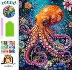 nr 81 Diamond Painting octopus 50x40cm (rond), Hobby en Vrije tijd, Verzenden, Nieuw, Overige typen