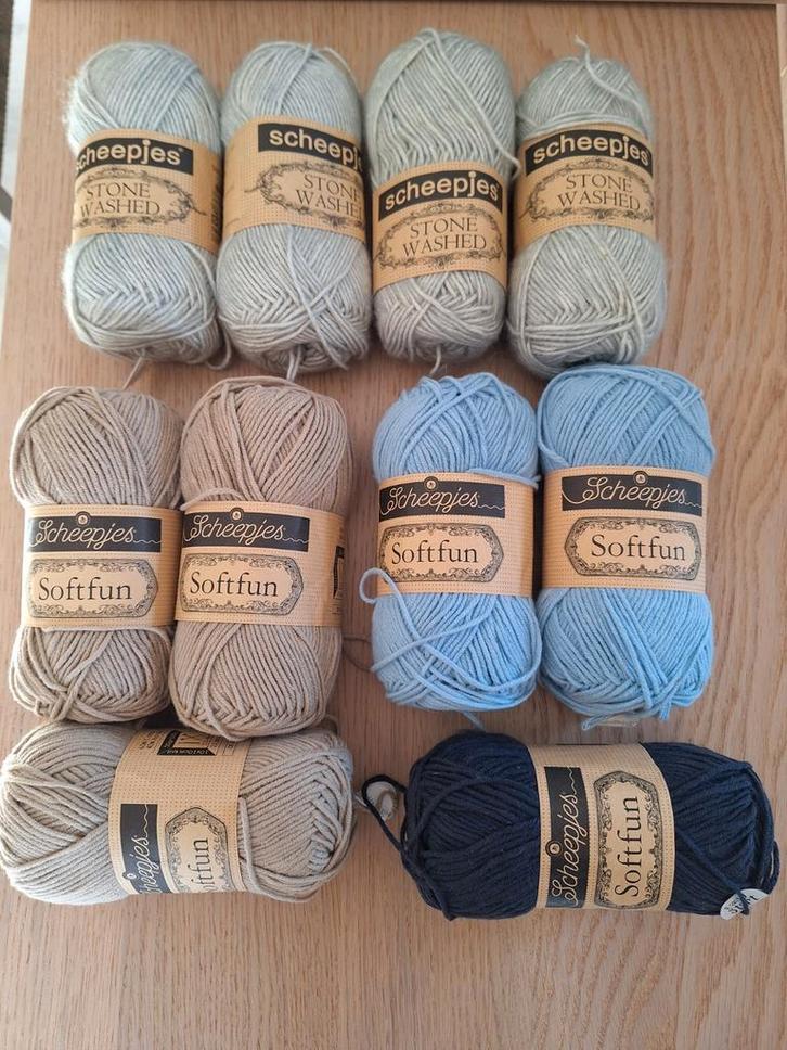 Scheepjes softfun 10x50gr, Hobby en Vrije tijd, Breien en Haken, Ophalen of Verzenden