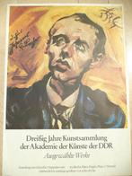1980 expo litho affiche Ludwig Meidner 30 j. kunstwerken DDR, Antiek en Kunst, Ophalen of Verzenden