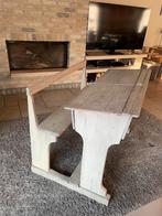 Antieke dubbele bureau, Huis en Inrichting, Bureaus, Ophalen, Bureau