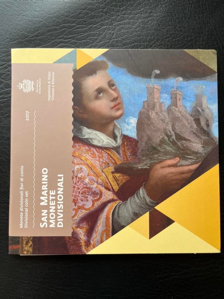 San Marino 2017 jaarset met nieuwe afbeelding, Postzegels en Munten, Munten | Europa | Euromunten, Ophalen, San Marino, Overige waardes