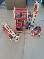 Playmobil - brandweerkazerne en toebehoren, Ophalen, Zo goed als nieuw, Complete set
