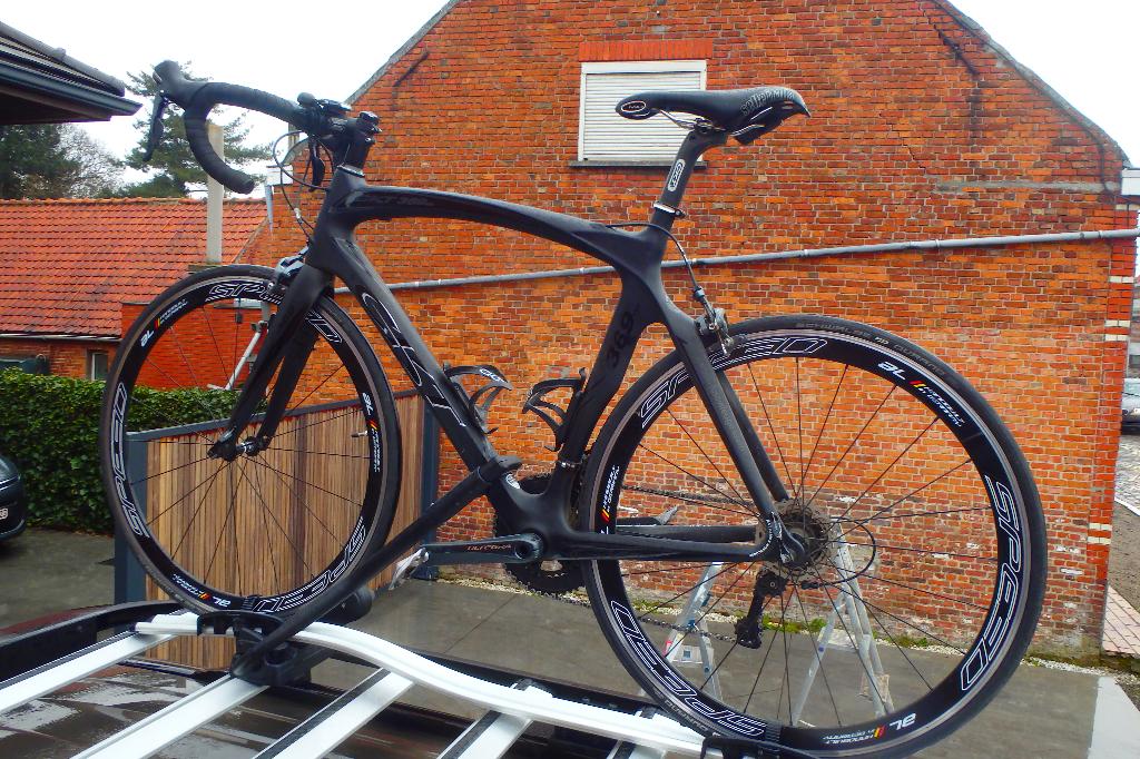 Fietsendrager op dakdrager te huur (thule), Autos : Divers, Porte-vélos, Comme neuf, Galerie de toit, 1 vélo, Enlèvement