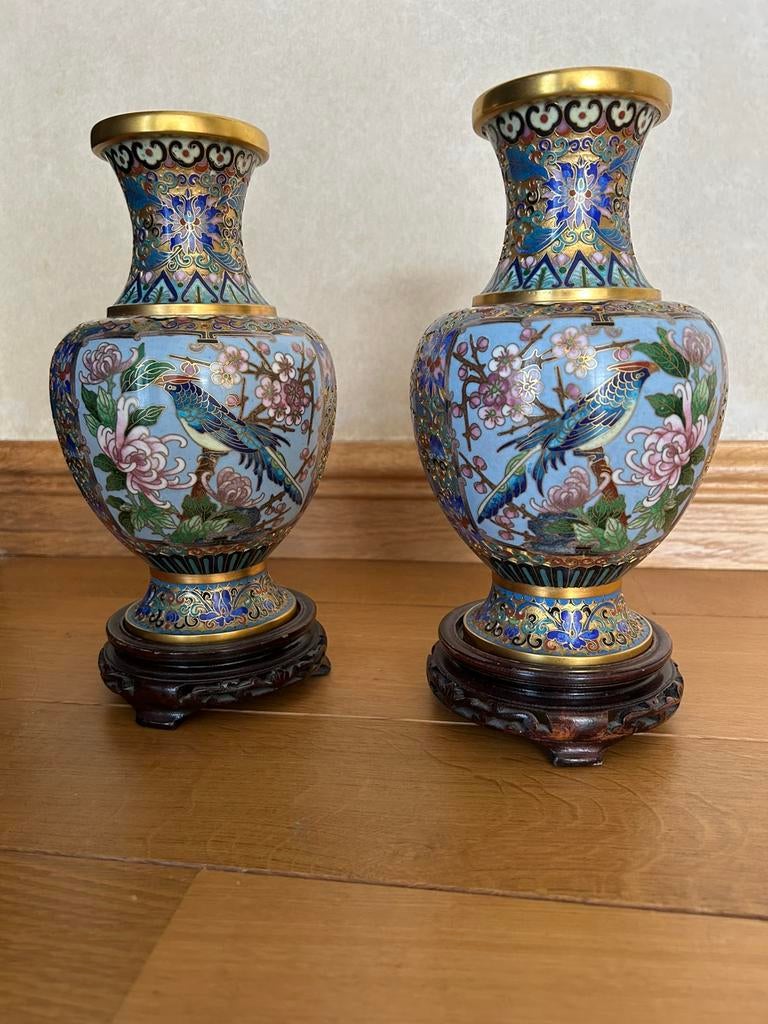 Twee Aziatische vaasjes, Antiek en Kunst, Ophalen