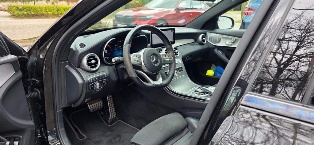 Mercedes C300e AMG Line Full Option – 61.000 km, Auto's, 360° camera, Break, Particulier, Te koop