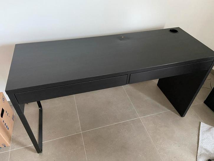 Ikea MICKE Bureau, zwartbruin, Maison & Meubles, Bureaux, Utilisé, IKEA, Enlèvement