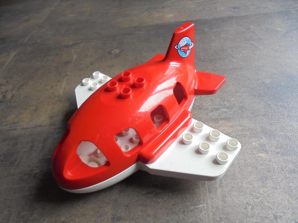 Lego Duplo Airplane Midsize with Wings & Tail (zie foto's) 2, Ophalen of Verzenden, Gebruikt, Losse stenen, Duplo