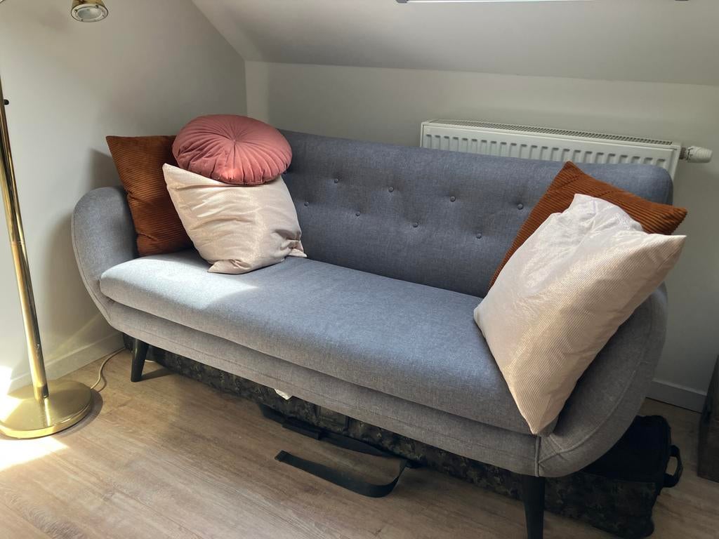 Zitbank 3 pers, Huis en Inrichting, Ophalen, Gebruikt, Driepersoons, Stof