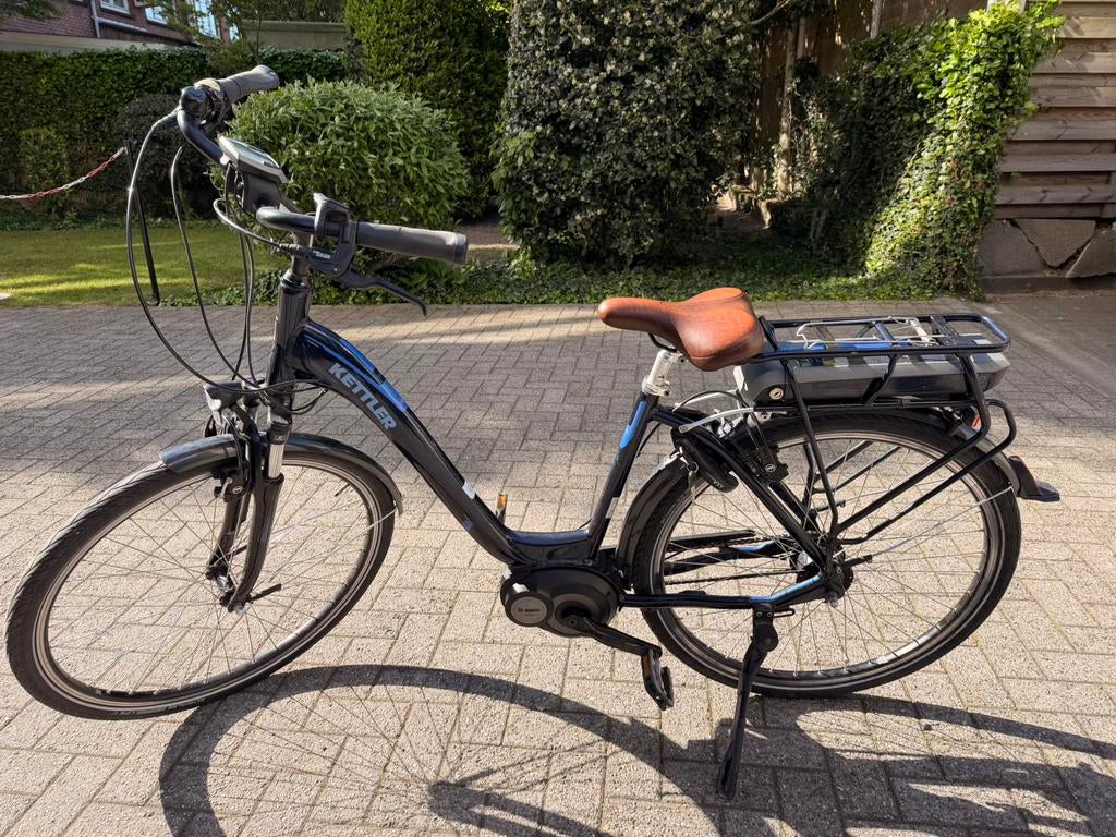 Kettler damesfiets Bosch Actieve line middenmotor, Fietsen en Brommers, Gebruikt, Versnellingen, 50 tot 53 cm, Schijfrem