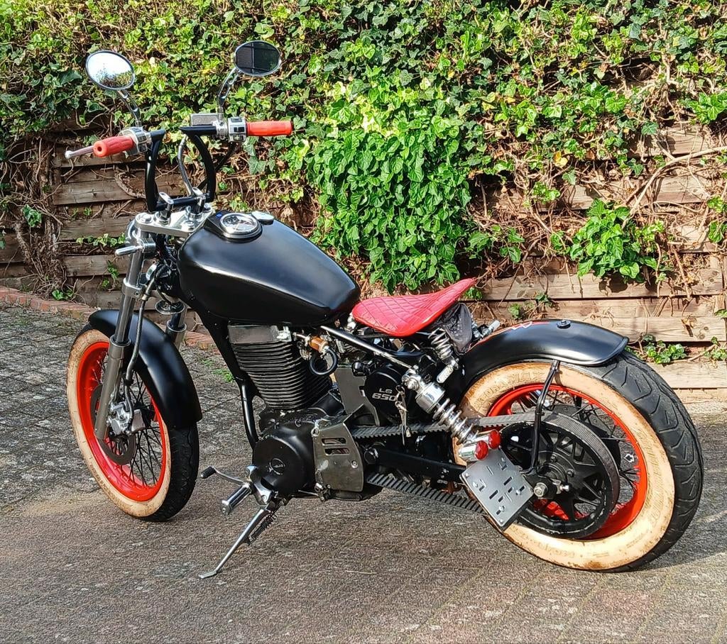 Suzuki savage ls650 bobber voor opmaak of onderdelen, Chopper, Particulier, 650 cm³, 12 à 35 kW