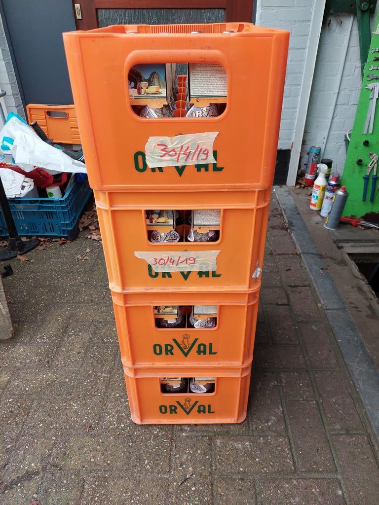 Oude trappist orval 7 jaar oud bier met smaakevolutie 2019, Verzamelen, Biermerken, Ophalen
