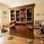 Armoire de buffet en teck Vitrine Armoire de pharmacie, Maison & Meubles, Neuf, Avec tablette(s), 200 cm ou plus, Enlèvement ou Envoi