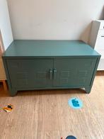 Televisiemeubel groen metaal, Ophalen, Zo goed als nieuw, Metaal