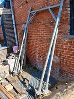 Bouwstelling, Ophalen