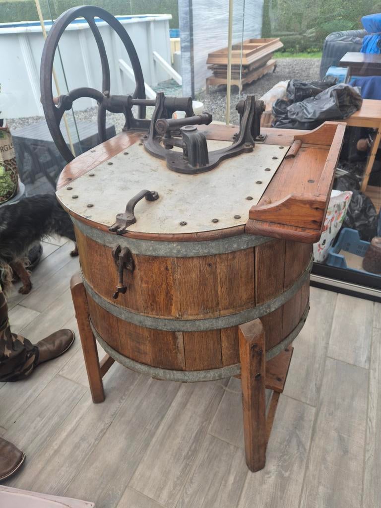 Machine a laver en bois, Enlèvement