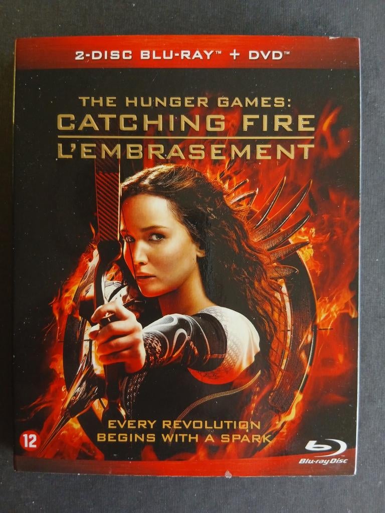 The hunger games : catching fire (2013) Jeniffer Lawrence, Ophalen of Verzenden, Zo goed als nieuw, Actie, Boxset