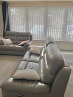 ensemble de canapé de salon en cuir et sièges de canapé, Maison & Meubles, Landelijk klassiek modern, Banc droit, Comme neuf, Enlèvement