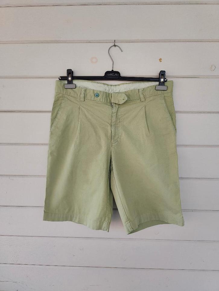 Mintgroene short, Kleding | Heren, Broeken en Pantalons, Gedragen, Maat 52/54 (L), Groen, Ophalen of Verzenden