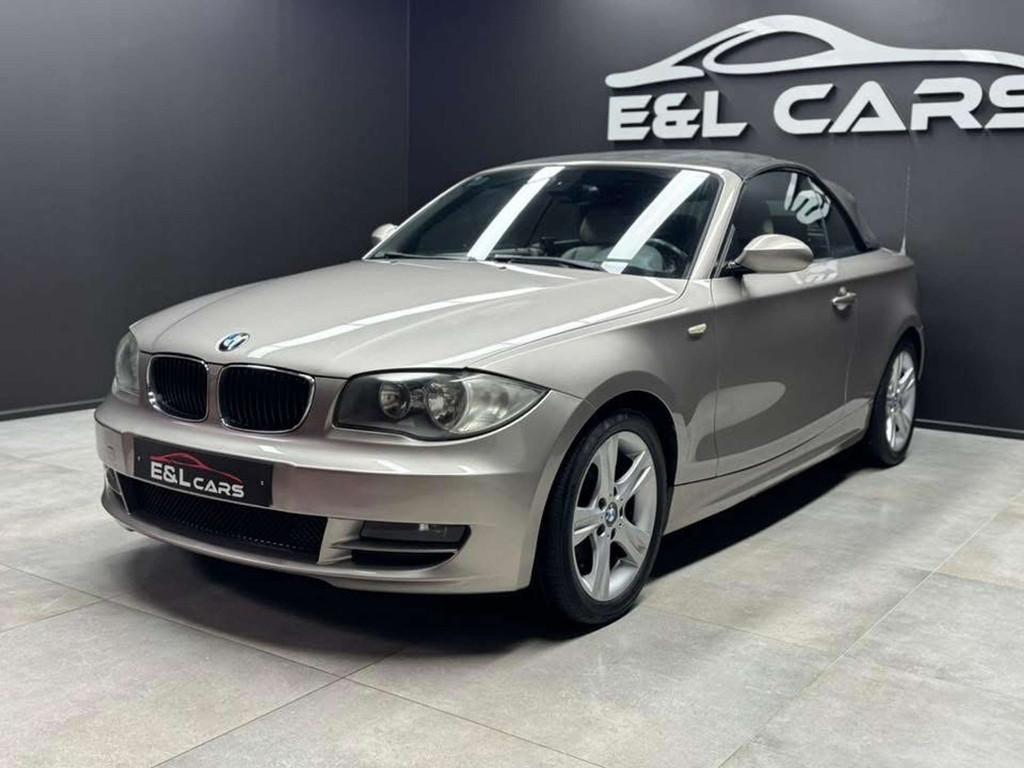 BMW 1 Serie 120 120i cabriolet *12 mois de garantie*, Autos, Cuir, Argent ou Gris, Achat, Entreprise