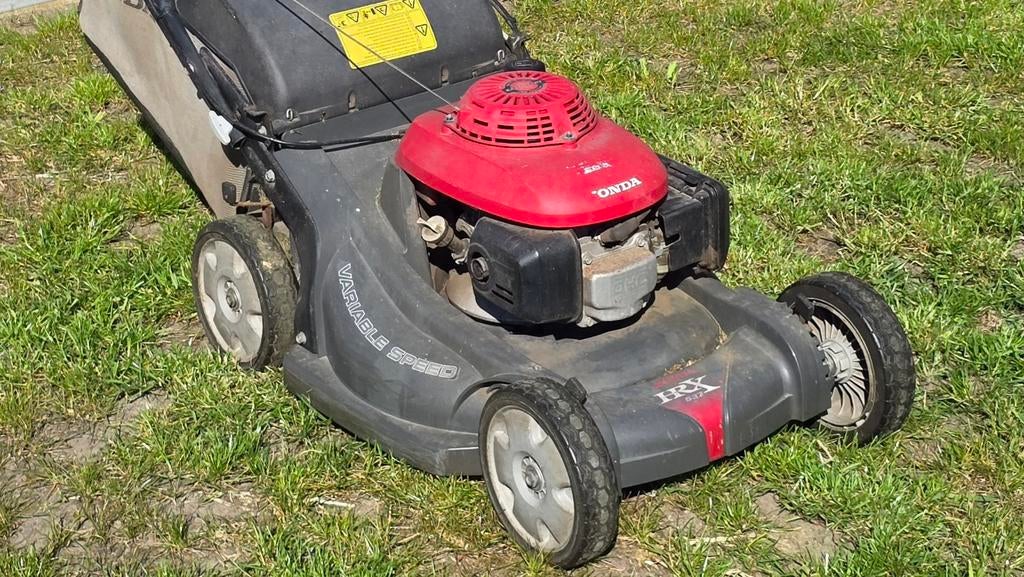 Honda HRX537 grasmaaier, Tuin en Terras, Grasmaaiers, Ophalen, Honda, Gebruikt, Benzine-grasmaaier