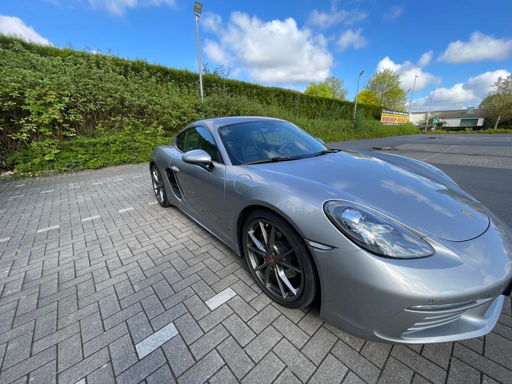 GT zilver Cayman718, Auto's, Porsche, Automaat, Achterwielaandrijving, 4 cilinders, Leder