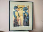 Litho “Hommage aan Mister Ting” van Jef Vantuerenhout, Antiek en Kunst, Ophalen
