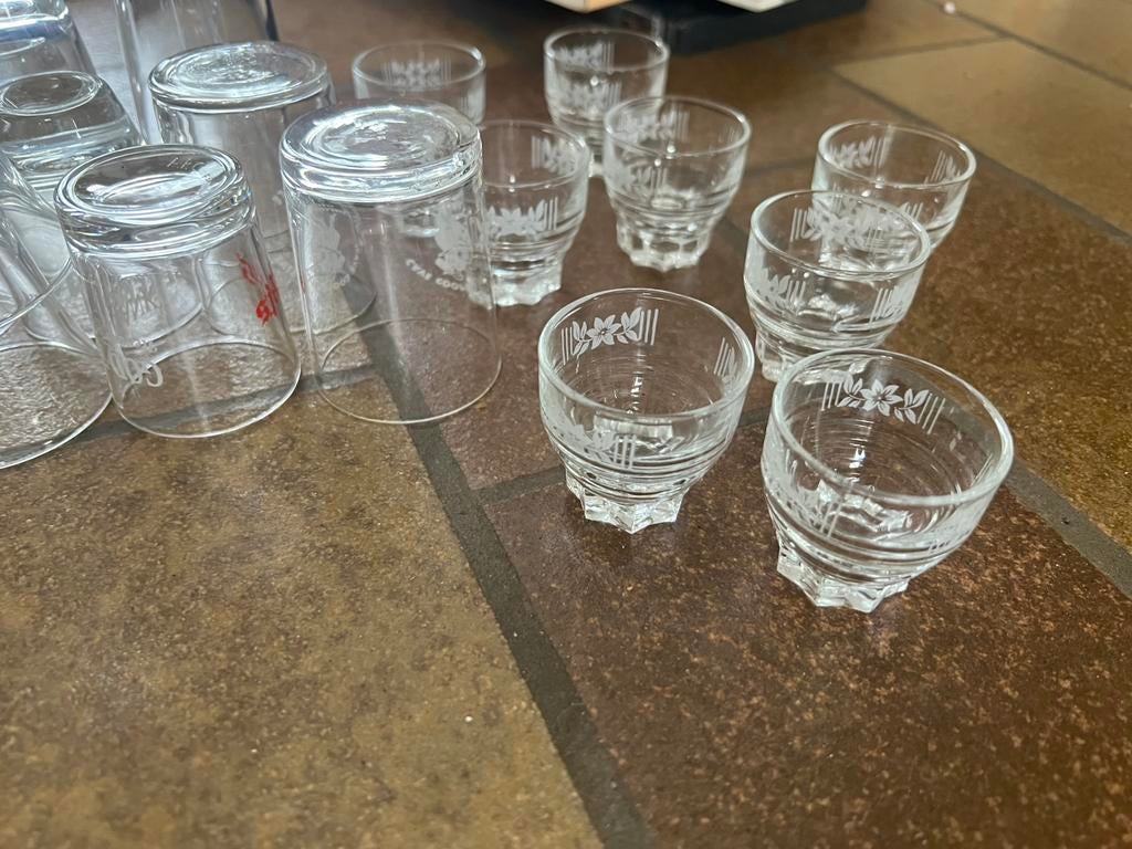 Druppelglaasjes, Verzamelen, Ophalen, Gebruikt