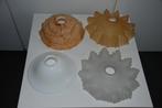 4 lampenkappen in gekleurd glas, Ophalen
