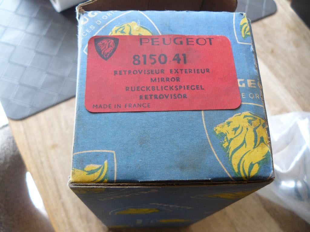 PEUGEOT OLDTIMER BUITENSPIEGEL RECHTS...NIEUW 815041, Enlèvement ou Envoi, Neuf, Peugeot