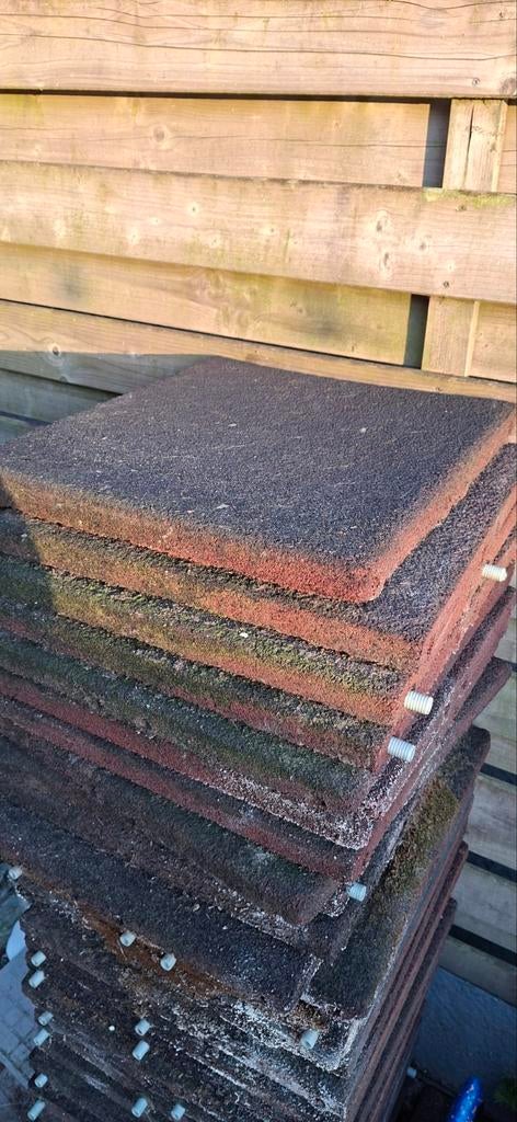 70tal rubbertegels gratis, Ophalen