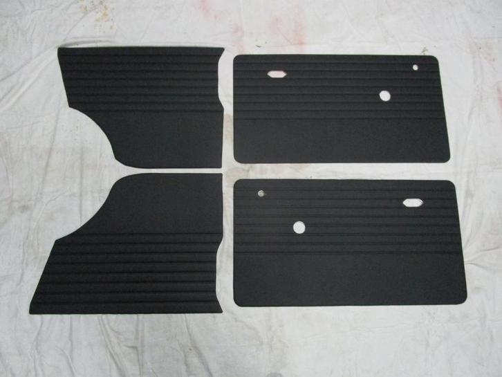 set deurpanelen - MONTE CARLO - zwart - Klassieke Mini, Auto-onderdelen, Interieur en Bekleding, Mini, Rover, Austin, Nieuw, Ophalen