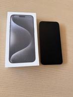 Iphone 15 Pro Max  Zwart Titanium - 256 GB - Prima staat, Telecommunicatie, Mobiele telefoons | Apple iPhone, Gebruikt, Zwart